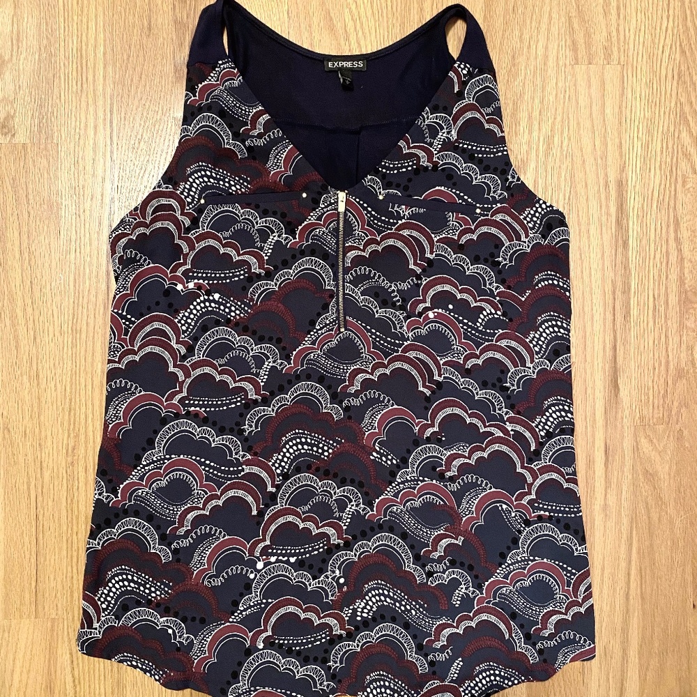 Express Zipper Top Tank